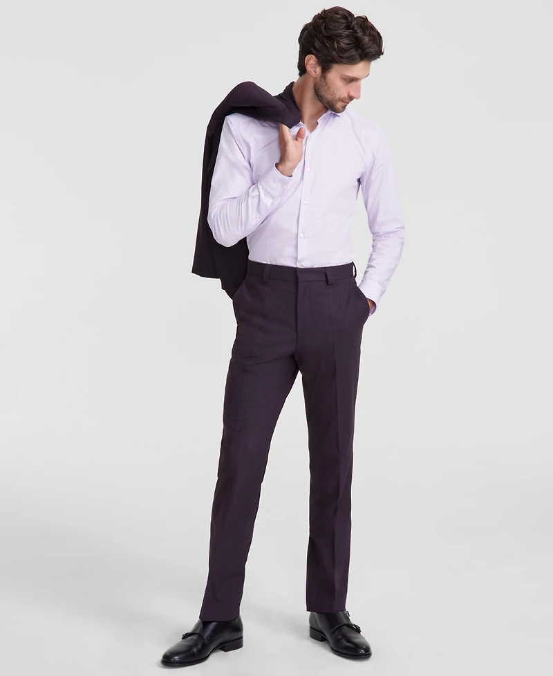 Hugo by Boss Men's Modern-Fit Solid Suit Separate Pants