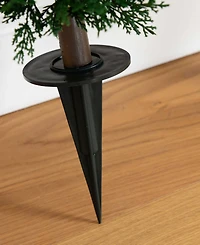Nearly Natural 2.5ft. Uv Resistant Artificial Cedar Plant with Integrated Ground Stake Indoor/Outdoor - Set of 2