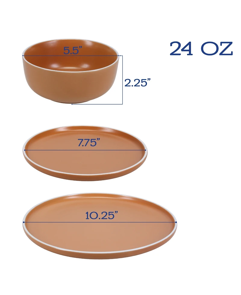 Bia Cordon Bleu Tempo, 12-Piece Dinnerware Set, Service for 4