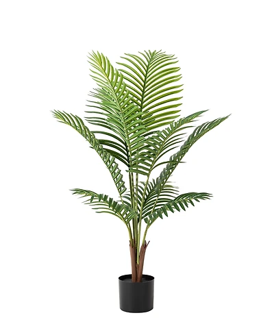 Glitzhome 3.5ft. Faux Areca Palm Tree in Pot