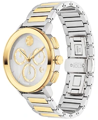 Movado Men's Swiss Chronograph Bold Evolution 2.0 Stainless Steel Bracelet Watch 42mm