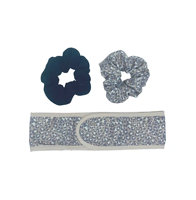 Women s Microfiber Headband + Scrunchie Set - Jaguar