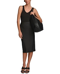 Donna Karan New York Bellmore Extra Large Hobo With Bezel Strap