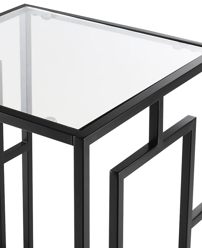 Convenience Concepts 15.75" Town Square Metal End Table with Shelf