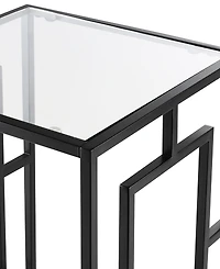 Convenience Concepts 15.75" Town Square Metal End Table with Shelf
