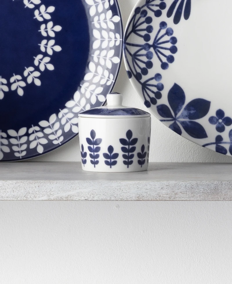 Noritake Sandefjord Sugar and Creamer, Set of 2