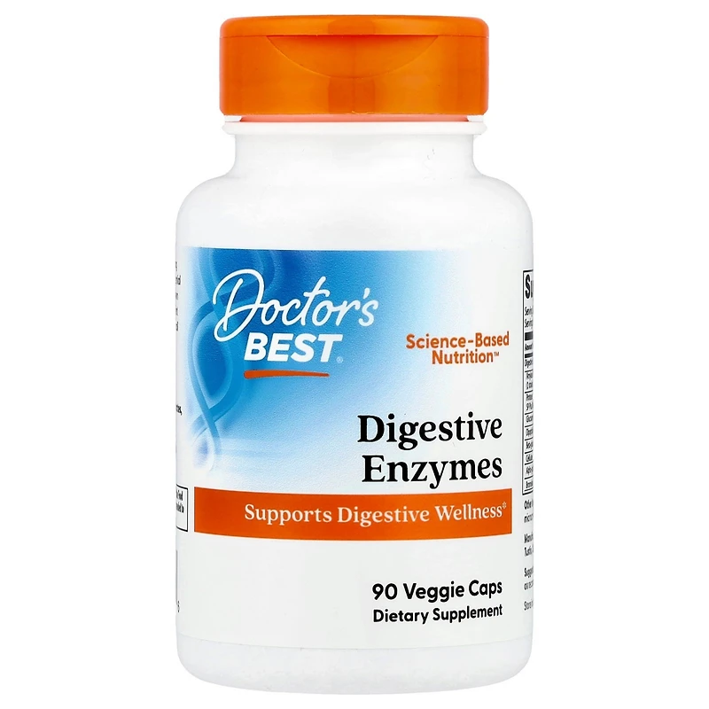 Doctor's Best Digestive Enzymes - 90 Veggie Caps