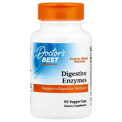 Doctor's Best Digestive Enzymes - 90 Veggie Caps