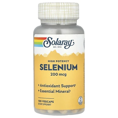 Solaray Selenium High Potency 200 mcg - 100 VegCaps