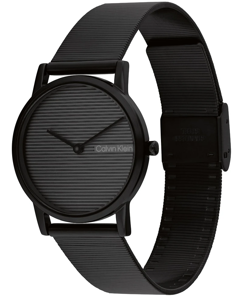 Calvin Klein Women's Ck Feel Stainless Steel Mesh Watch 30mm
