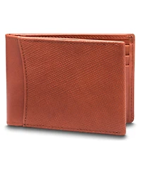 Bosca Saffiano Hall Pass Bifold Wallet w/ Rfid