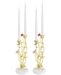 Michael Aram Wildflowers Candle Holders, Set of 2