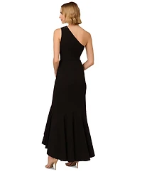 Adrianna Papell Women's Beaded One-Shoulder Gown