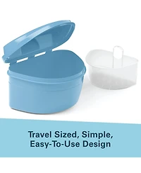 M3 Denture Bath Case | Retainer Case, Denture Case, Denture Cleaner Cup