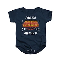 Justice League of America Baby Girls Baby-Girls Future Member Snapsuit