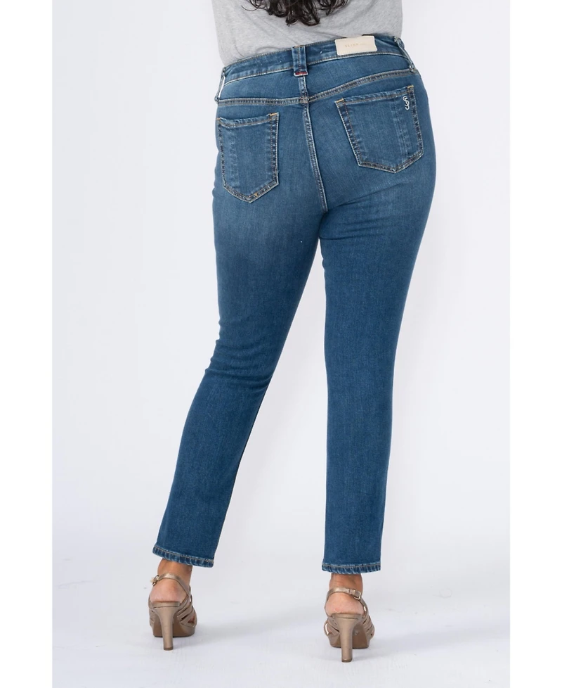 Slink Jeans Plus High Rise Ankle Skinny