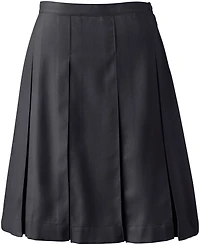 Lands' End Women's Box Pleat Skirt Top of Knee