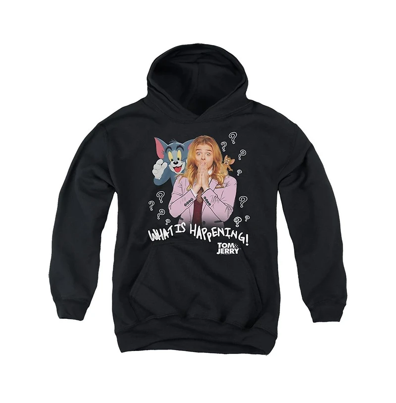 Tom And Jerry Movie Youth What Is Happening Pull Over Hoodie / Hooded Sweatshirt
