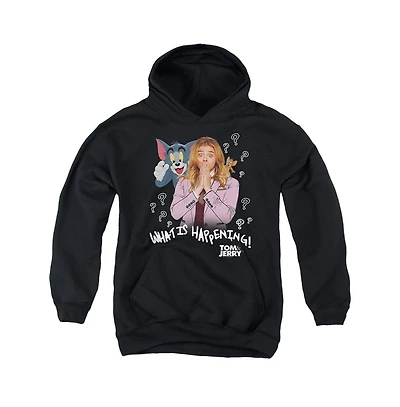 Tom And Jerry Movie Youth What Is Happening Pull Over Hoodie / Hooded Sweatshirt