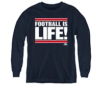 Ted Lasso Youth Football Is Life Long Sleeve Sweatshirt