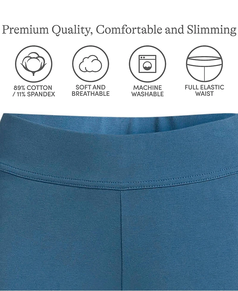 Lands' End Women's Tall Starfish Mid Rise Straight Leg Pants