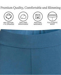 Lands' End Women's Tall Starfish Mid Rise Straight Leg Pants