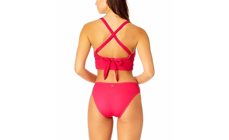 Coppersuit Women's Solid Halter Banded Bra Swim Top