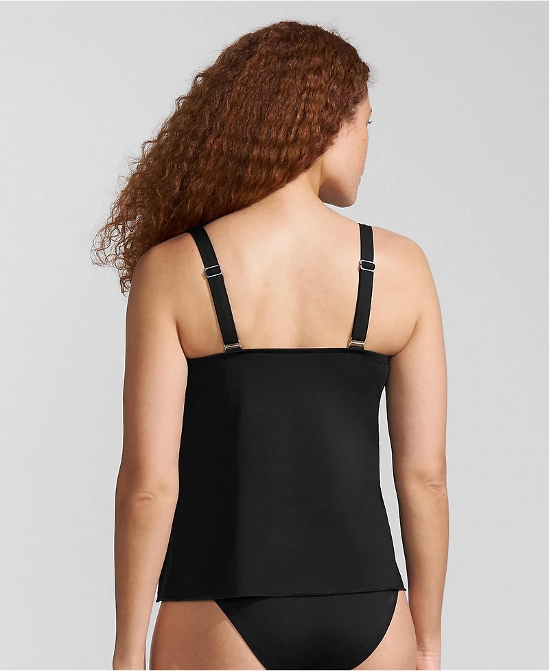 Lands' End Women's Tulip Hem Tankini Top