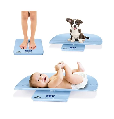 MedicalKingusa Digital Baby Scale - Multi-Function Infant Scale, Toddler Scale & Pet Scale with Collapsible Weighing Tray