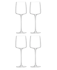 Lsa International Metropolitan White Wine Glasses, Set of 4