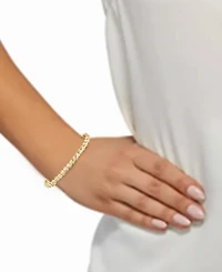 Diamond Open Link Tennis Bracelet (1/2 ct. t.w.) in Sterling Silver or Gold-Plated Sterling Silver