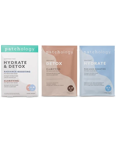 Patchology 2-Pc. SmartMud Hydrate & Detox No-Mess Mud Mask Set