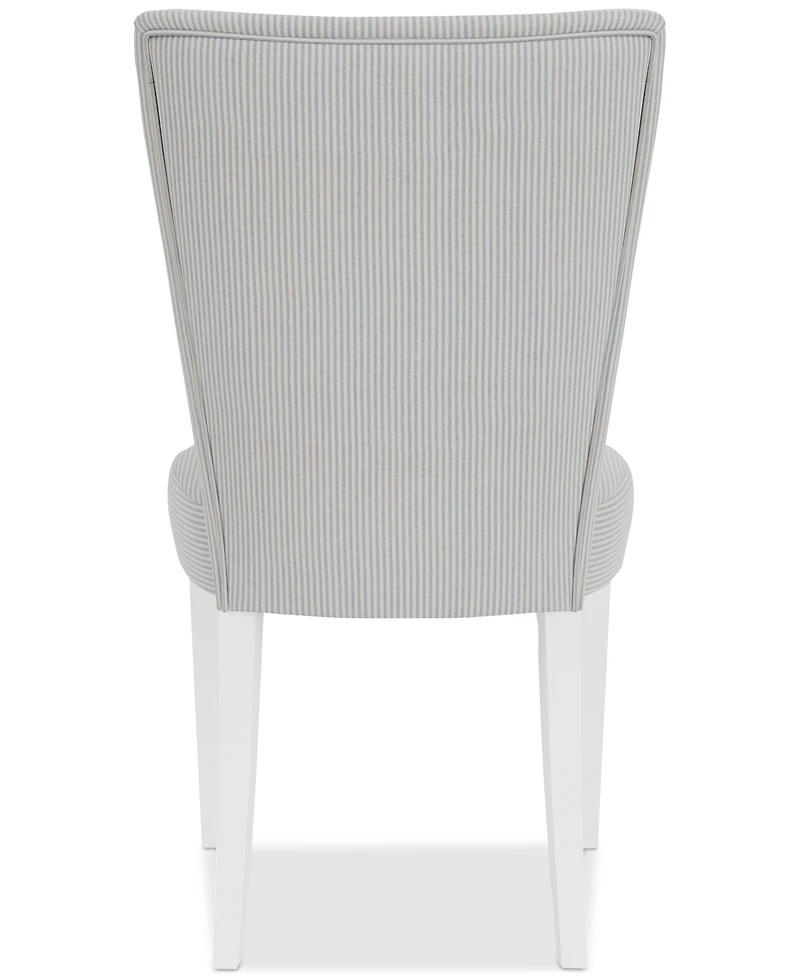 Catriona Striped Upholstered Side Chair, Created for Macy's