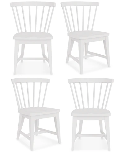 Closeout! Catriona 4 Pc. Wood Side Chair Set