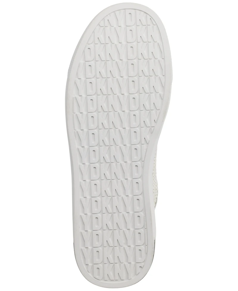 Dkny Women's Abeni Arch Raffia Logo Low-Top Sneakers