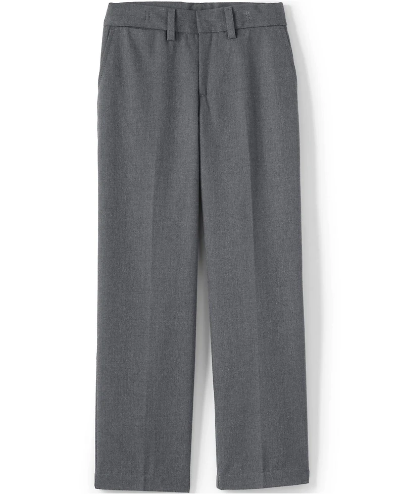 Lands' End Big Boys Plain Front Dress Pants