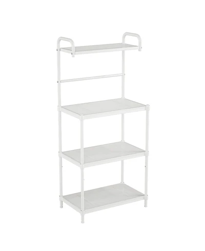 Slickblue 4-Tier Baker's Rack Stand Shelves Kitchen Storage Rack Organizer
