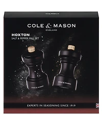 Cole & Mason Hoxton 4" Wooden Salt & Pepper Mill Gift Set