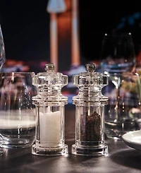 Cole & Mason Acrylic 5.5" Salt & Pepper Mill Gift Set
