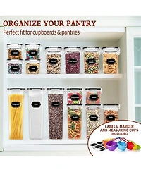 Airtight Food Storage Containers with Lids 24pcs Dry Food Storage Containers