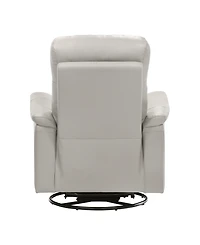 Homelegance Emillia 36" Leather Swivel Glider Reclining Chair