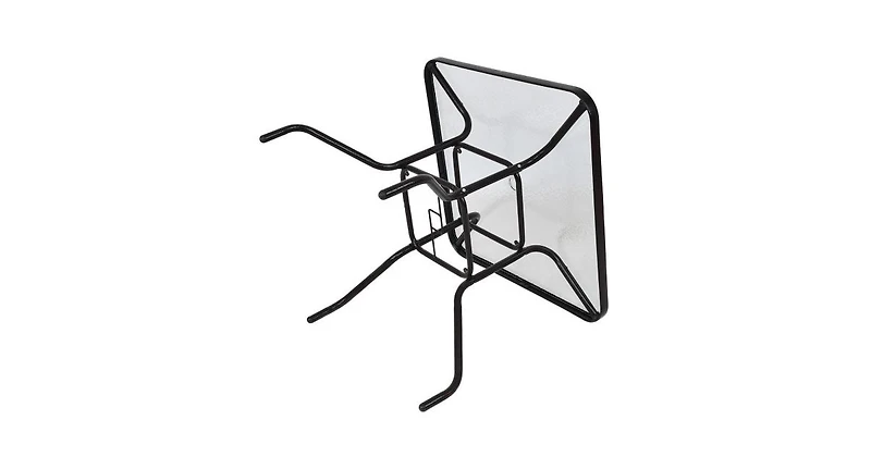 Slickblue Patio Square Table Steel Frame Dining Table