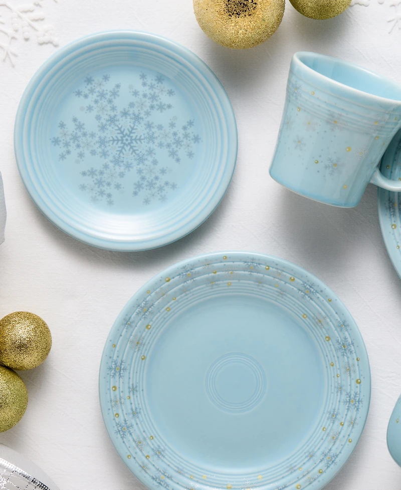 Fiesta Sky Snowflake Classic Salad Plate, Exclusively at Macy's