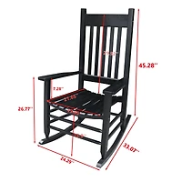 Streamdale Furniture Wooden Porch Rocker Chair