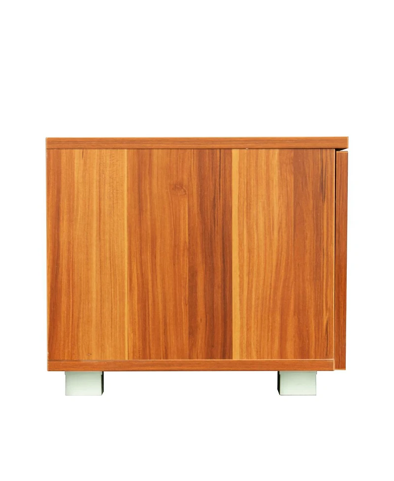 Streamdale Walnut Tv Stand 70" Entertainment Center