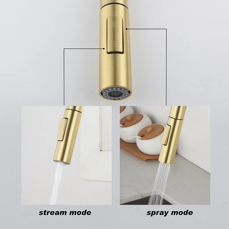 Streamdale Furniture Touch Kitchen Faucet With Pull Down Sprayer