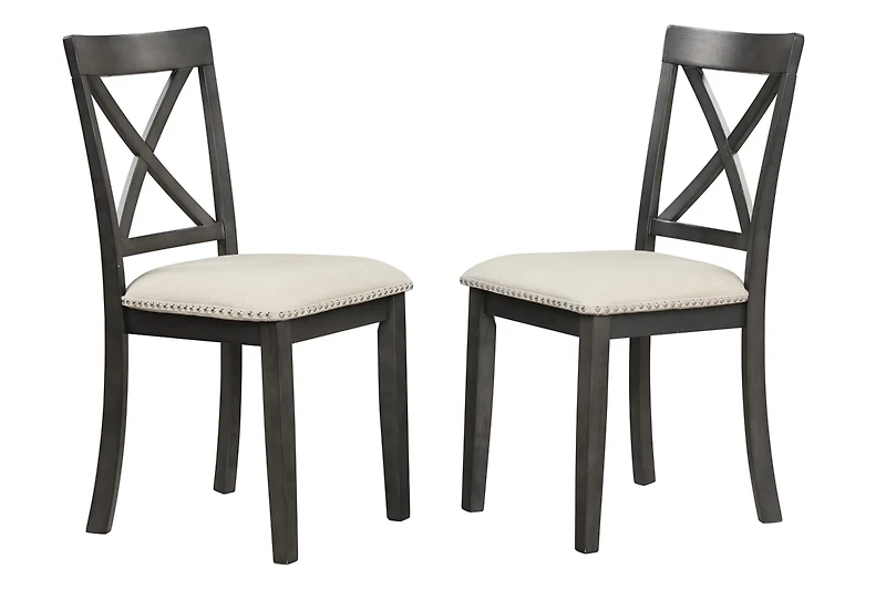 Streamdale Furniture 5 Pieces Dining Table And Chairs Set For 4 Persons, Kitchen Room Solid Wood Table With 4 Chair