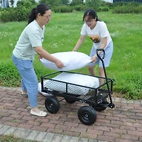 Streamdale Wagon Cart Effortless Firewood Transport (Tc1840Bkg)