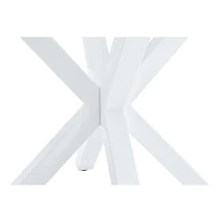 Streamdale Furniture Mid-Century Dining Table for 4-6 people with Round Mdf Top