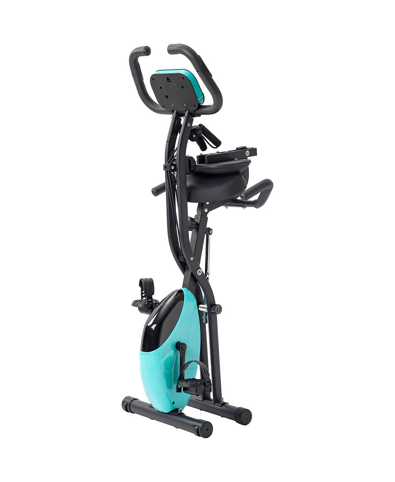 Streamdale Furniture Folding X-Bike Upright and Recumbent with Adjustable Resistance
